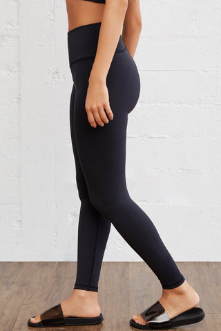 Black Arched Waist Seamless Active Leggings - Trendex Fashion#Black Arched Waist Seamless Active Leggings