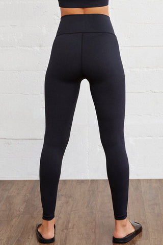 Black Arched Waist Seamless Active Leggings - Trendex Fashion#Black Arched Waist Seamless Active Leggings